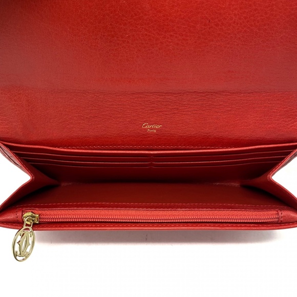 Cartier Leather Long Flap Wallet - Picture 7 of 9